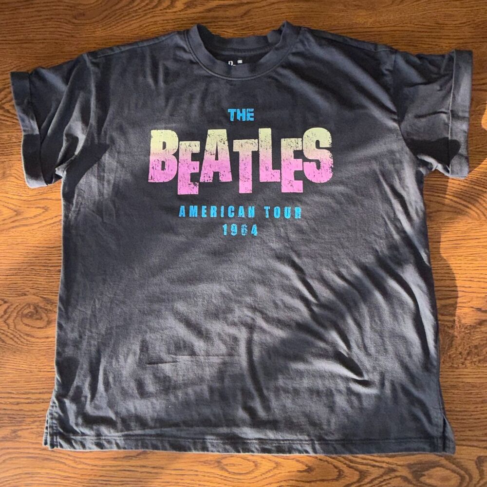 The Beatles American Tour Oversized Graphic Tee Size L